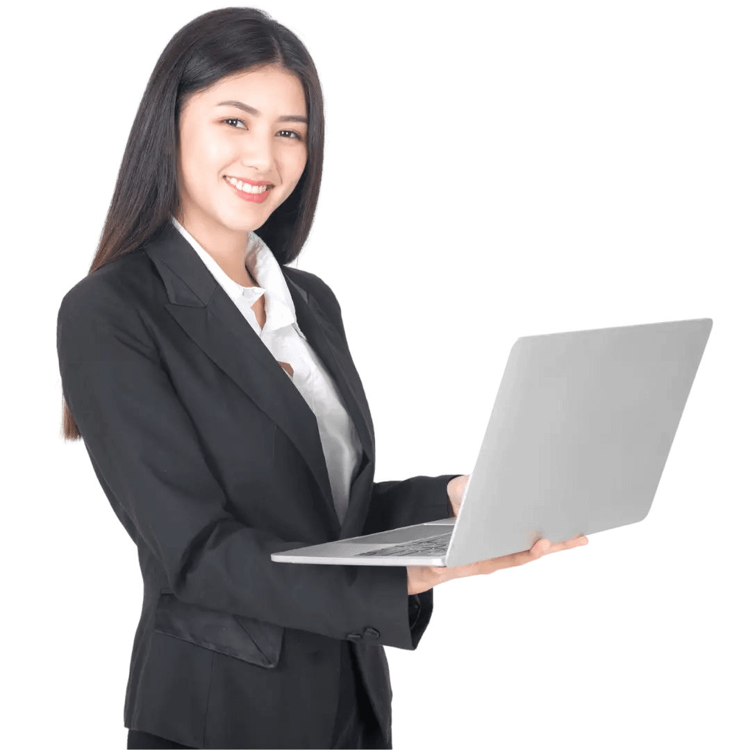 virtual-assistant-holding-a-laptop-for-virtual-support