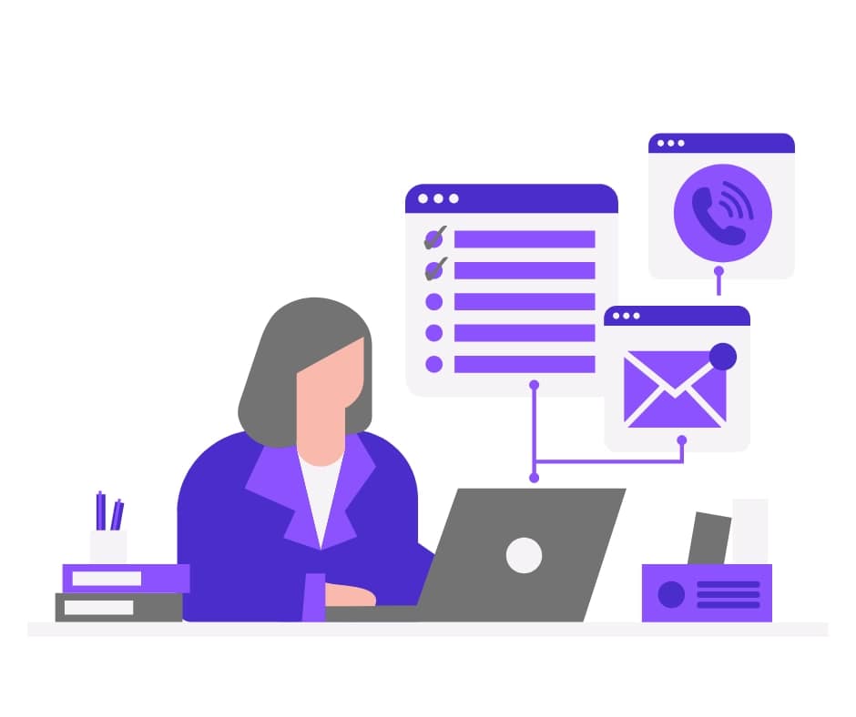 virtual-assistant-checking-her-emails-phone-calls-as-virtual-support